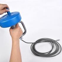 Household pipe dredge to open the sewer tool hand-crank toilet throw toilet bathroom kitchen spring clogged