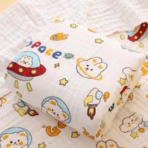 Six-layer pure cotton gauze 110*110 baby bath towel cover blanket