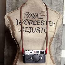 cam-in genuine leather SLR digital camera handmade strap mirrorless round hole camera shoulder strap CS242