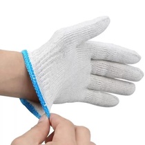 Jianguan lampshade cotton gloves 48 pairs of labor protection gloves labor protection wear-resistant anti-slip work protection construction site vehicle