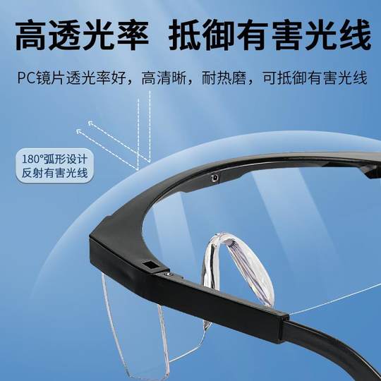 德国护目镜劳保防飞溅防护眼镜骑行防雾防风镜漂流防灰尘挡风眼罩