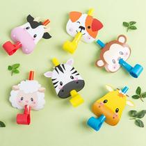 Childrens blowing dragon whistle kindergarten cartoon safety retractable cute little whistle creative birthday play