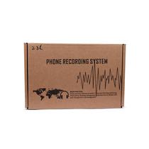 2-way 4-way and 8-way telephone recording box landline recording system incoming call pop-up screen call statistics secondary development network