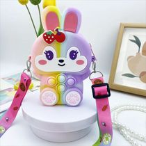 baby kids mixed silicone coin purse candy jelly organizer