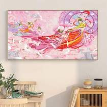 Douyin Kuaishou Cross Stitch 2024 New Living Room Thread Embroidery Small Pieces Full Embroidery HQ0040 Flying Fairy