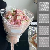 20pcs Pure Lace Flower Packaging Paper Gift Bouquet Papers
