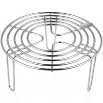 Round Cooling Rack Stainless Steel Steamer Rack Circle Wire