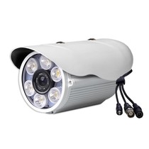 Round mouth camera outdoor high-definition night vision infrared analog wired monitor camera home old-fashioned probe