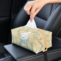Elegant Rabbit Car Tissue Box Creative Car Tissue Box Car Tissue Bag Armrest Box Tissue Box Car Use