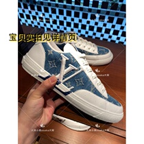 Denim stitching sports and casual sneakers