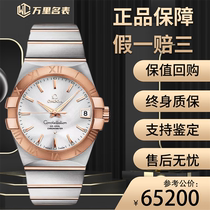 Second-hand Omega Constellation series mens watch Observatory fully automatic mechanical watch Omega Swiss mens watch