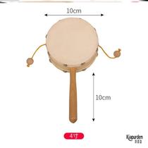 Rattle old-fashioned traditional Chinese style newborn infants boys and girls childrens wooden toys wooden rattle