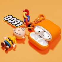 Cute Puppy Charlie Keychain Puppy Pilot Doll Pendant Headphone Bag AirPods Protective Case Doll Buckle