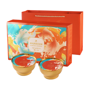 年年有鱼鲜炖燕窝花胶羹252g*6碗即食深海鱼胶羹年货礼盒装