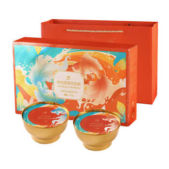 【年年有鱼】鲜炖燕窝花胶羹252g*6碗即食深海鱼胶羹年货礼盒装实付49.9元到手包邮