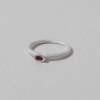 OLIOEACETO sterling silver lake heart ring