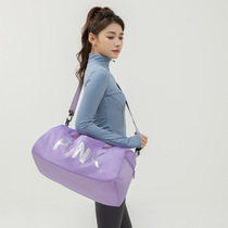 Yoga fitness sports bag blackpink waterproof dry and wet separation travel large capacity leisure travel bag