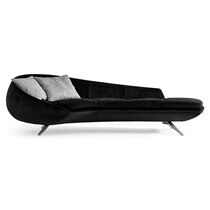 Italian balcony lounge chair bedroom curved sofa small apartment living room chaise longue light luxury hotel B&B lazy sofa
