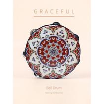 Childrens 7-inch tambourine kindergarten Dunhuang Feitian Xinjiang dance Uighur hand drum dance props Orff musical instrument