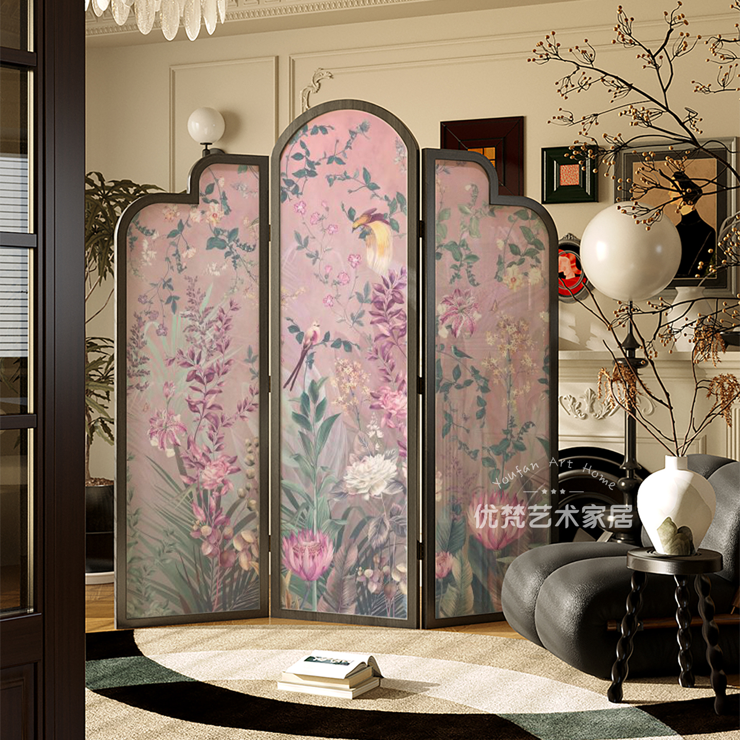 家居装饰新宠：屏风隔断墙背后的工艺之美