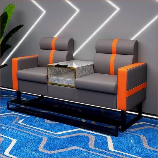 Combinaison canapé, table et chaise de billard, chaise de visualisation, salle de billard dédiée, siège de repos haut de gamme pour deux ou trois personnes