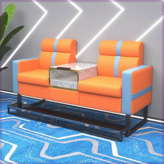 Combinaison canapé, table et chaise de billard, chaise de visualisation, salle de billard dédiée, siège de repos haut de gamme pour deux ou trois personnes