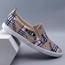 Hunter friends spring and autumn breathable canvas shoes mens new trendy mens casual shoes soft sole low-cut thin sneakers and cloth shoes