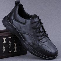 Foreign trade mens shoes genuine leather breathable first layer cowhide autumn sports shoes mens casual leather shoes soft leather soft sole shoes for men