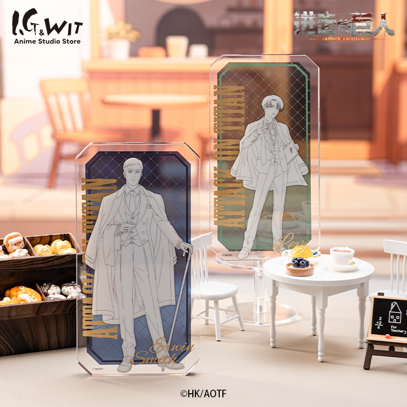 I.G Wit Giant Nobleduties Original Art Acrylic Standee Retreat Dwarf Cafe 85