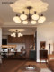 Medieval style persimmon living room chandelier American retro vintage hall main light 2026 new magic bean lamp