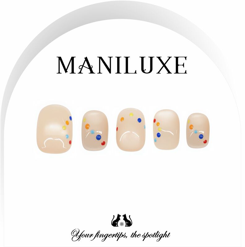 Maniluxe【A Little Bit】 ins Minimalist Glass Bead Cat Eye 2026 High-End Handmade Wearable Nails Maniluxe【A Little Bit】 ins Minimalist Glass Bead Cat Eye 2026 High-End Handmade Wearable Nails