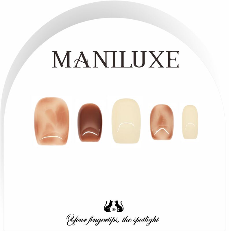 Maniluxe【Barcelona Sunset】Original High-End, Elegant and Luxurious 2026 New Handmade Wearable Nails Maniluxe【Barcelona Sunset】Original High-End, Elegant and Luxurious 2026 New Handmade Wearable Nails