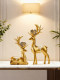 A Deer Brings Wealth Wine Cabinet Decoration Ornament for Living Room 2026 New Model Light Luxury High-End Entrance Hall New Chinese Style Housewarming New Home