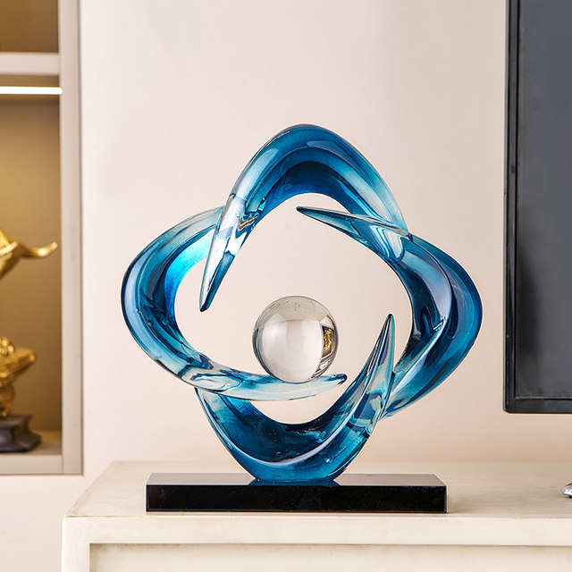 Wealth Comes from All Directions, Light Luxury High-End Decorations for Living Room Tv Cabinets and Wine Cabinets, High-End Feel for Executive and Boss Offices