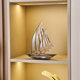 Smooth Sailing Sailboat Ornament, Office Desktop, High-End Feel, Tv Cabinet, Wine Cabinet Decoration, Light Luxury, High-End Living Room
