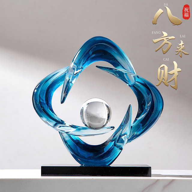 Wealth Comes from All Directions, Light Luxury High-End Decorations for Living Room Tv Cabinets and Wine Cabinets, High-End Feel for Executive and Boss Offices