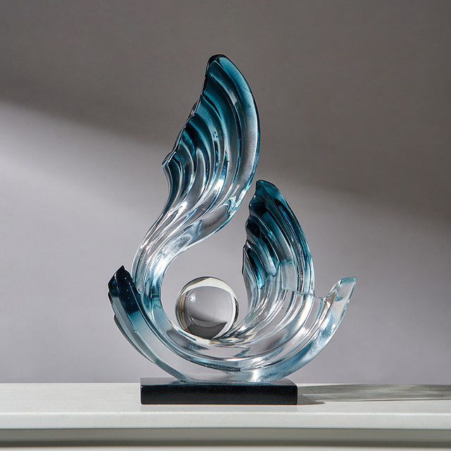 Prosperous Wine Cabinet Decorations, Living Room Light Luxury, High-End, Elegant, Classy Tv Cabinet Crafts