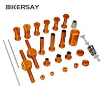 BIKERSAY bicycle hub bearing installation and removal tool set quick release thru-axle hub 12-17 axis core