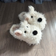 Cute Puppy-Style Fluffy Cotton Slippers, Winter 2025 New Indoor Home Non-Slip Long Plush Warm Temperature-Locking Low-Top