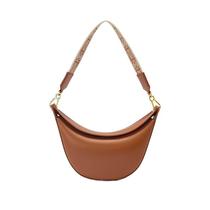 Dingxi womens half-moon shoulder bag with shoulder strap