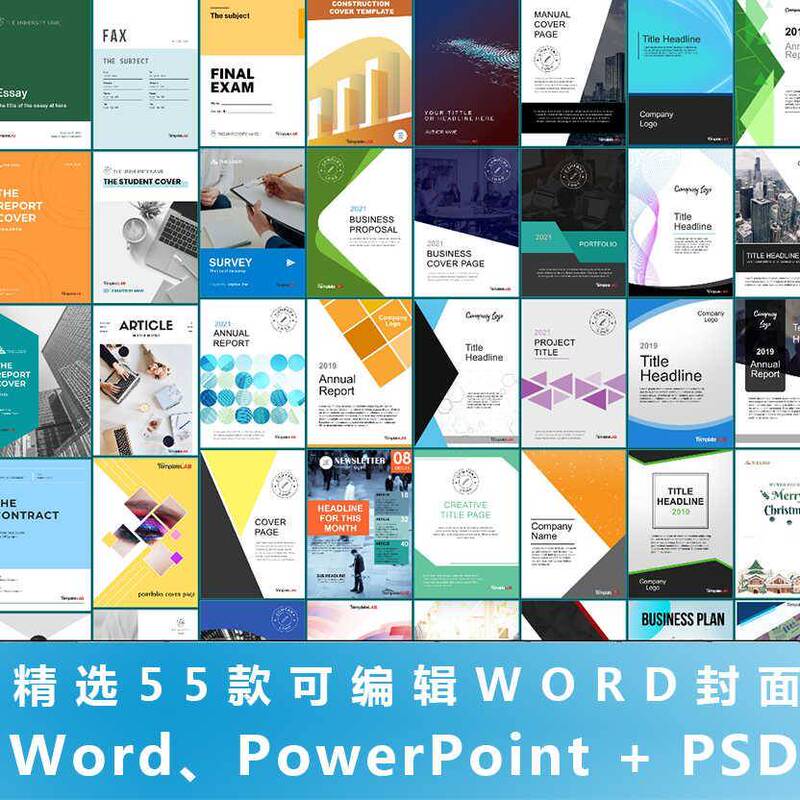 55 Exquisite Word Cover Templates, Annual Report Covers, Project Covers, Proposal Covers, Thesis Covers, Ppts 55 Exquisite Word Cover Templates, Annual Report Covers, Project Covers, Proposal Covers, Thesis Covers, Ppts