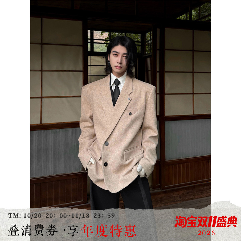 Balitone "Hollywood 1930" Original Old Money Style Wool Blend Blazer Retro Silhouette Suit