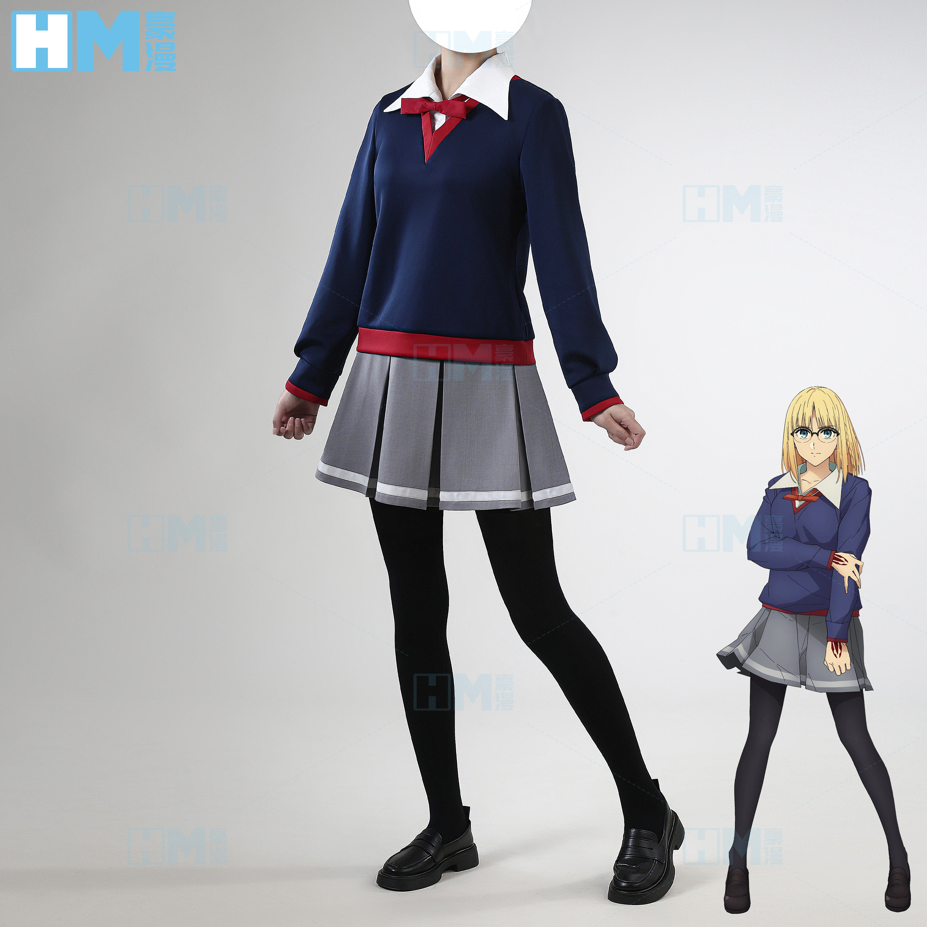 Haoman Fate/странная фальшивая сабля Ayaka Saber Royal Master cos костюм из обычной ткани с карманами Изображение 1