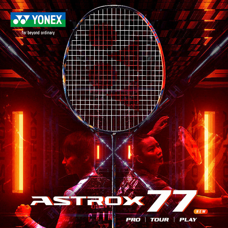 Yonex Sky Axe 77Pro Chen Yufei's Same Model Badminton Racket Ax77Tour Full Carbon 77Play
