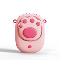 New lazy mini Zhiyi hanging neck small electric fan usb creative portable handheld desktop charger cross-border customization