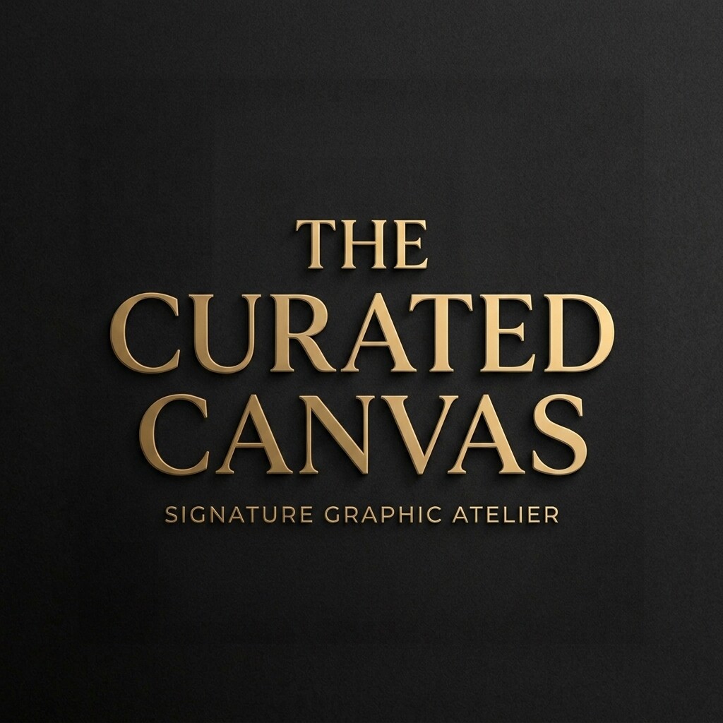 The Curated Canvas的LOGO