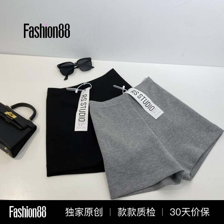 Gray High-Waisted Shorts for Women, Summer 2026 New Style, Slim Fit for Petite Figures, Suitable for Gym, Sports, and Yoga