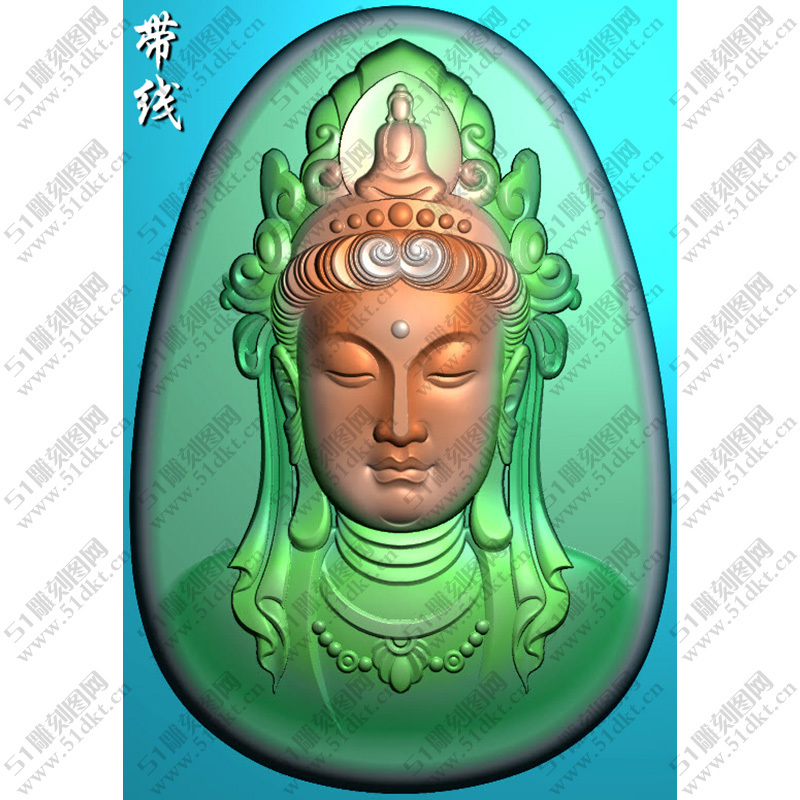 Jade Carving Illustration, Oval Profile, Half-Length Guanyin Head Portrait, Pendant Plaque, Relief Illustration, Fine Carving Illustration, Jdp Grayscale Image, Bmp Jade Carving Illustration, Oval Profile, Half-Length Guanyin Head Portrait, Pendant Plaque, Relief Illustration, Fine Carving Illustration, Jdp Grayscale Image, Bmp