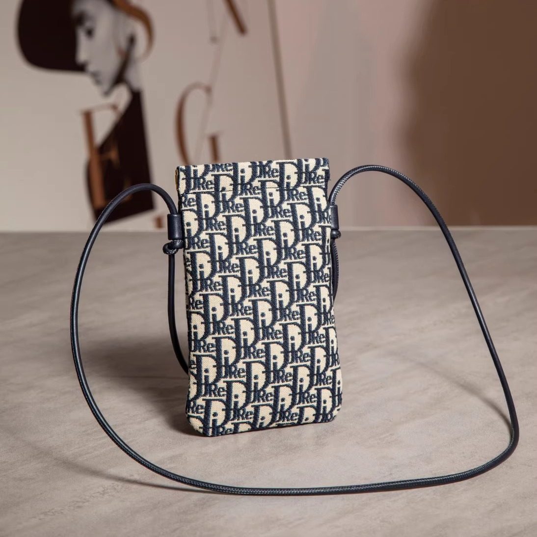 Djre Brand Mobile Phone Bag for Women 2025 New High-End Mini Pocket Coin Purse Small Bag Single Shoulder Crossbody Bag