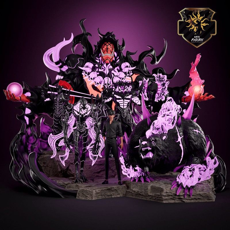Solo Leveling Sung Jinwoo Double Dungeon final battle 3D printed model STL data file, high-precision asset